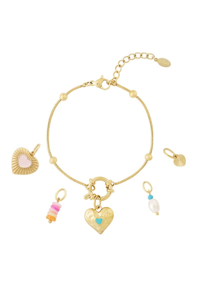 Gouden Cute Heart Armband
