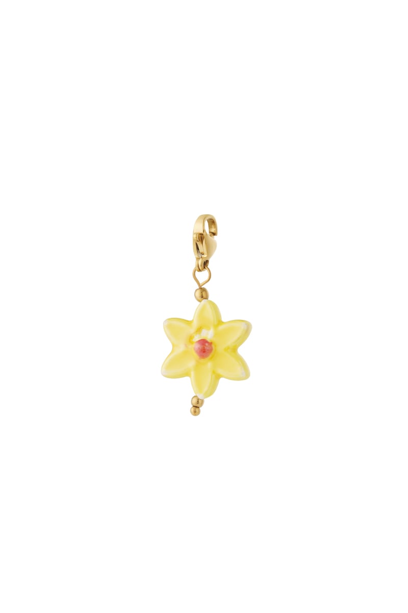 Happy flower jewelry charm