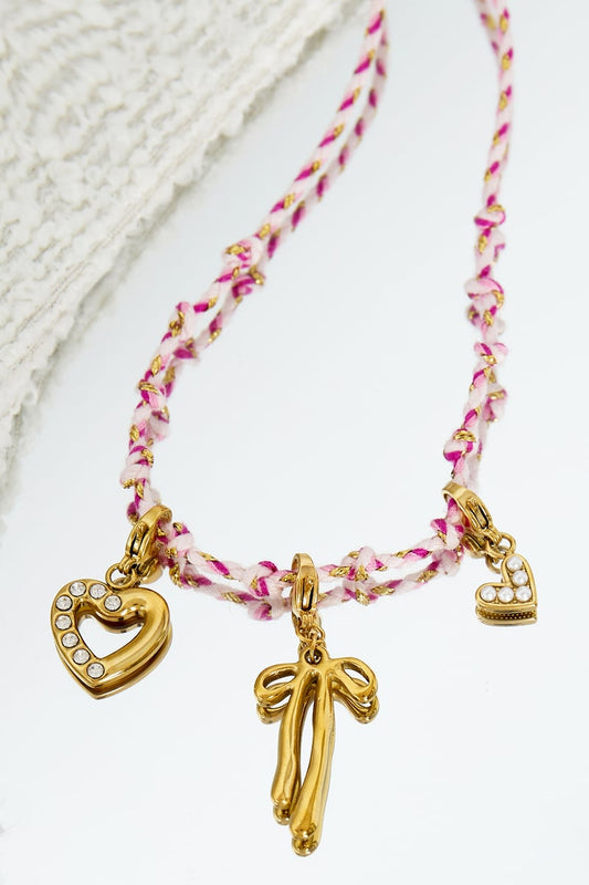 Hart Bedel – 14K Verguld RVS & Acryl