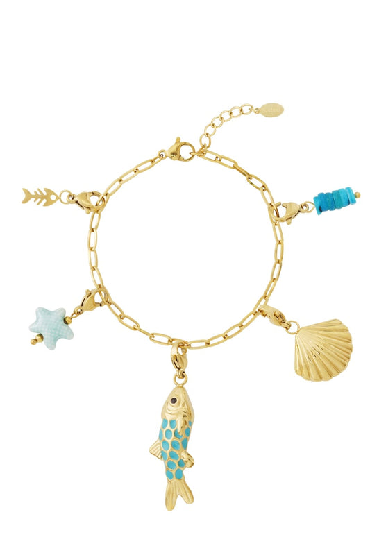 Gouden Ocean Armband