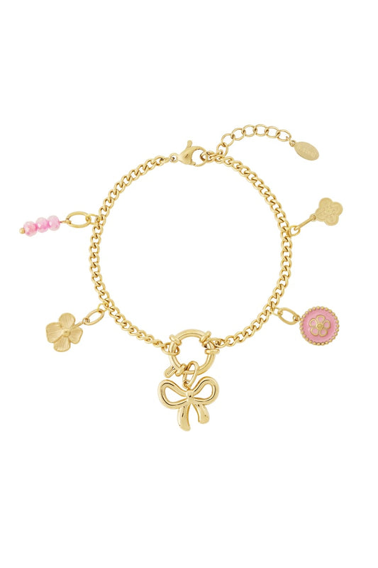 Gouden Cute Bow Armband