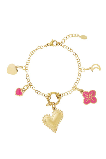 Chunky Heart Armband