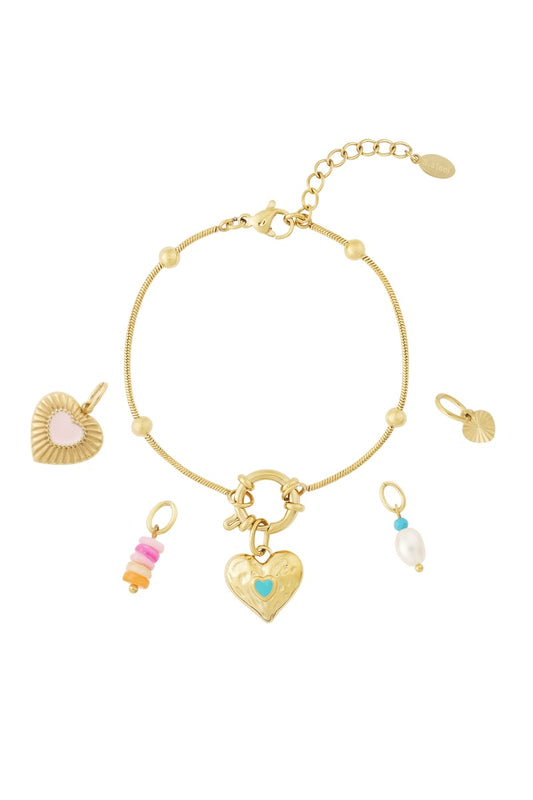 Gouden Cute Heart Armband
