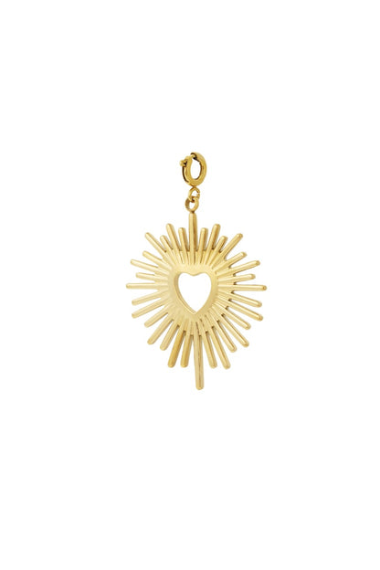 Hart Bedel – 14K Verguld RVS