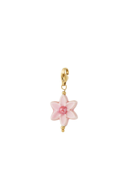 Happy flower jewelry charm