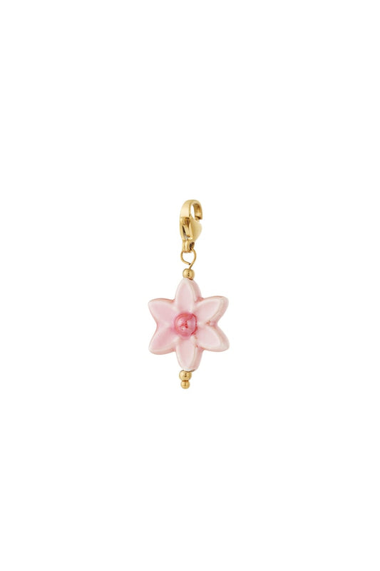 Happy flower jewelry charm