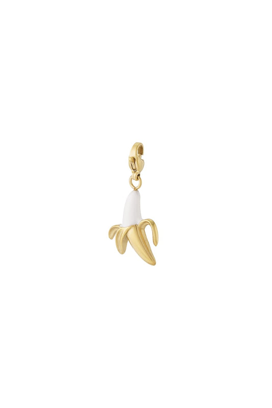 Banaan Bedel – RVS & Emaille Sieraad Charm