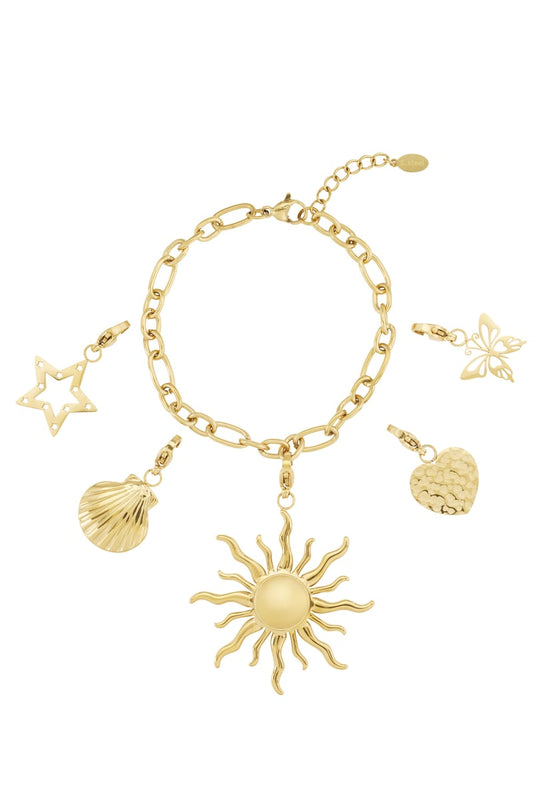 Gouden Sunny Armband