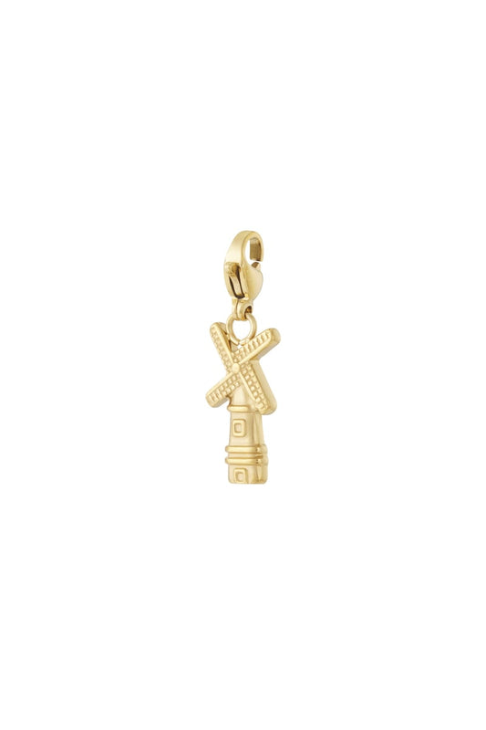 Molen Bedel – 14K Verguld RVS