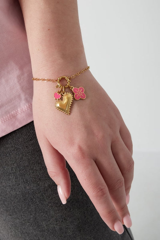 Chunky Heart Armband